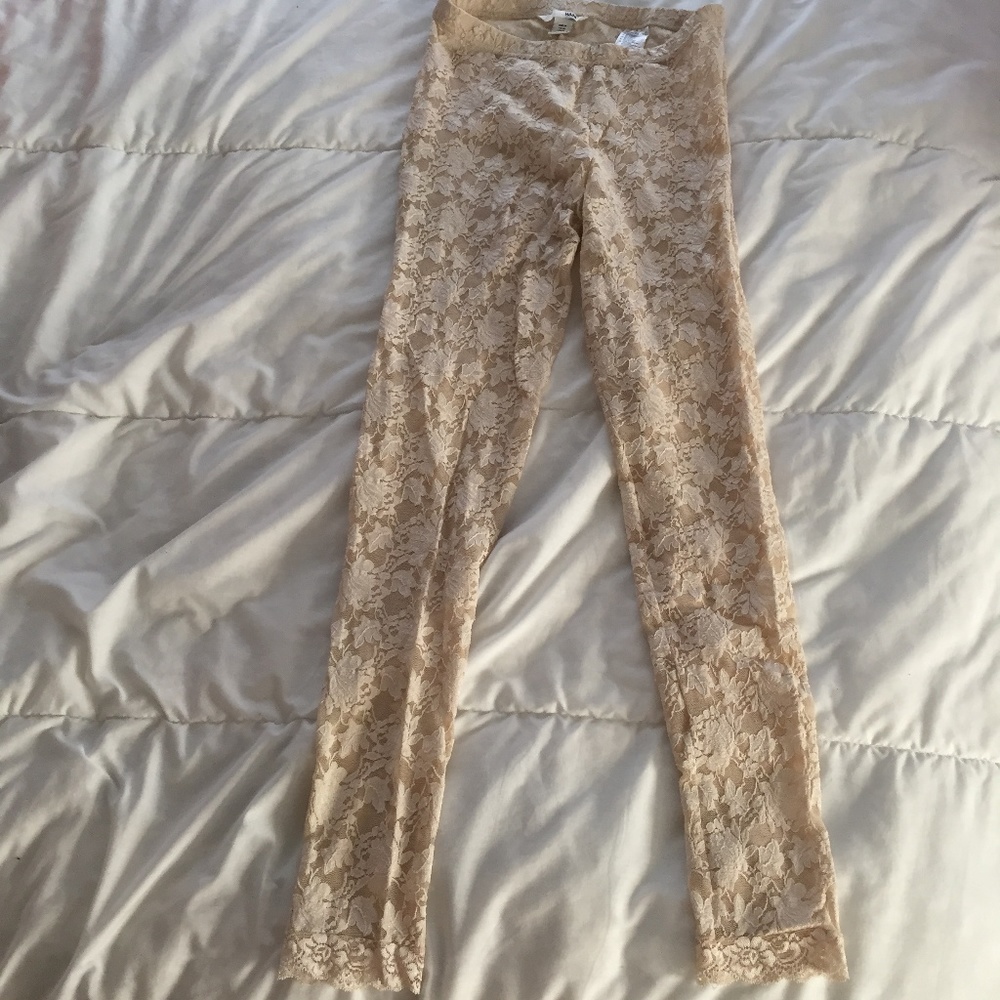 *RARE* h&m lace leggings